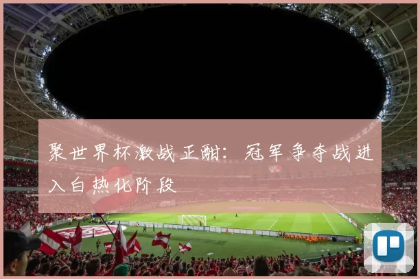 聚世界杯激战正酣：冠军争夺战进入白热化阶段