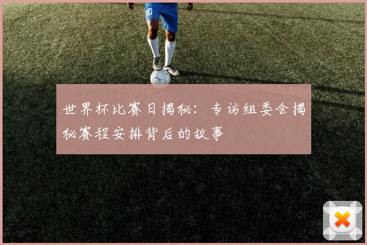 世界杯比赛日揭秘：专访组委会揭秘赛程安排背后的故事