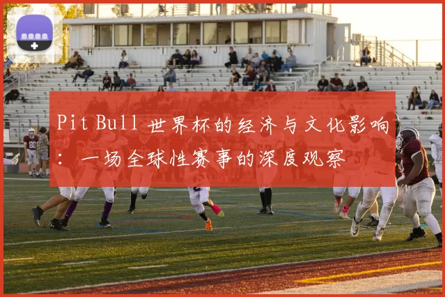 Pit Bull 世界杯的经济与文化影响：一场全球性赛事的深度观察